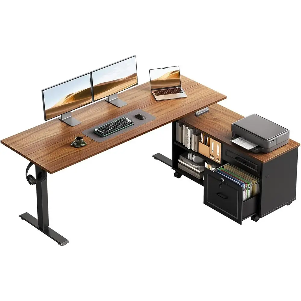 Home Office L Shaped Desk - 55
