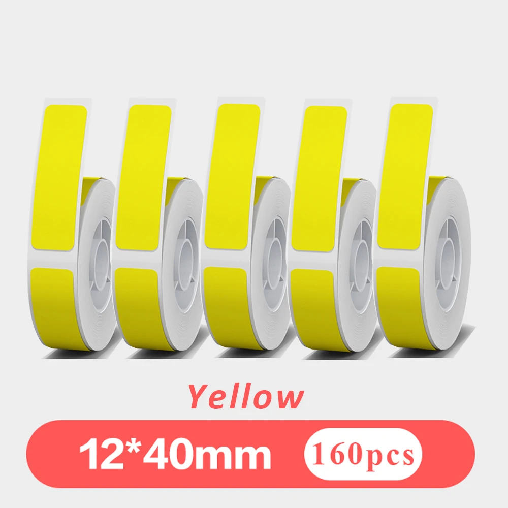 5pcs 12mmx40mm White Gap Label - Label Maker Machine 评论和价格