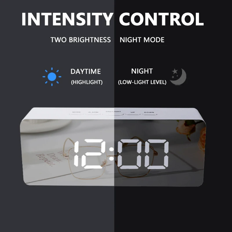 Digital Alarm Clock LED Electr - Home Office Alternative 评论和价格