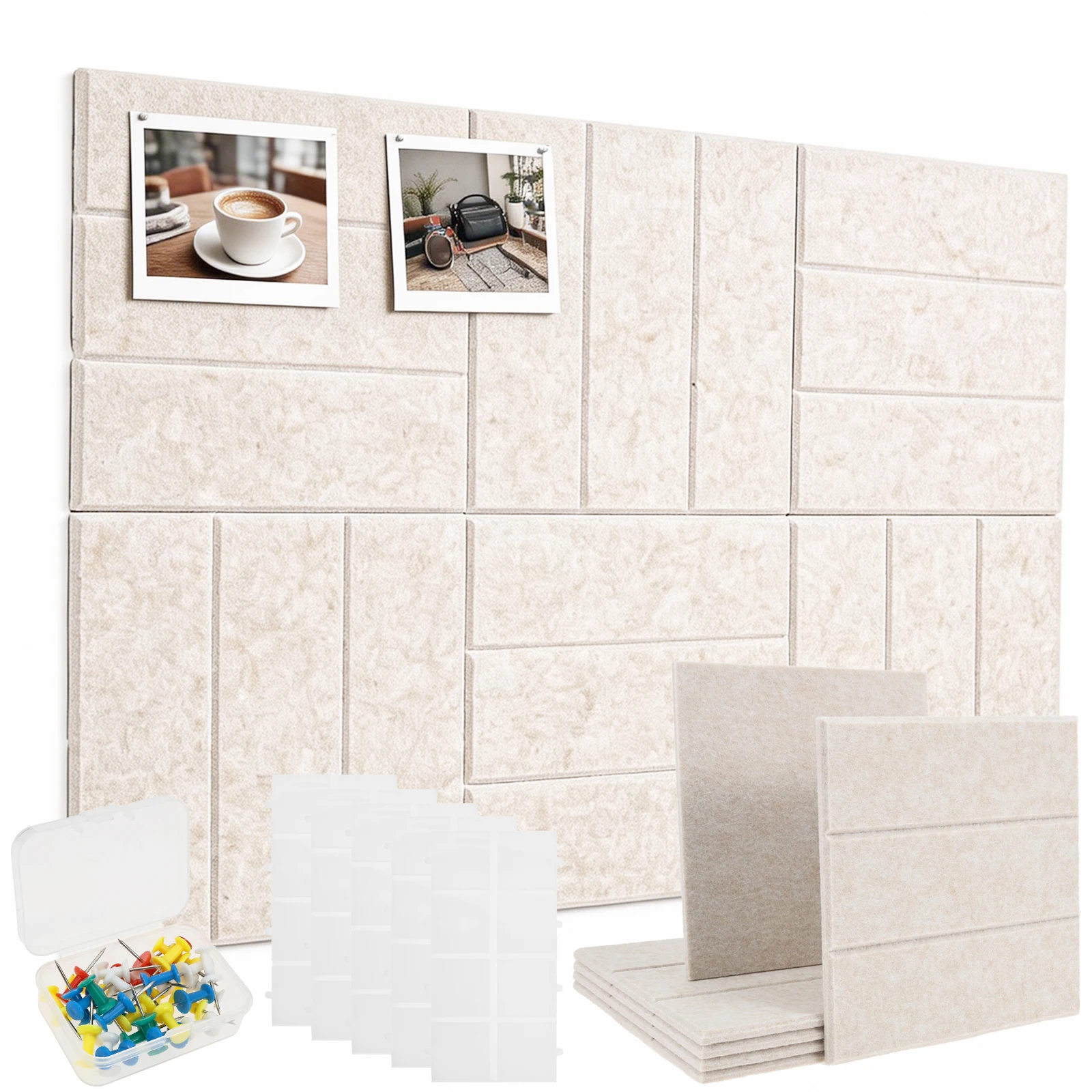 6/12 Pcs Felt Bulletin Board T - Home Office Alternative 评论和价格