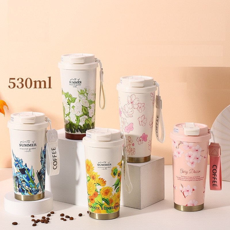 Steel Vacuum Straw Coffee Cup  - Home Office Hours 评论和价格