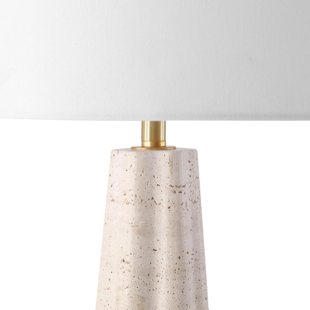 25-inch Travertine/White Table - Home Office Room 评论和价格