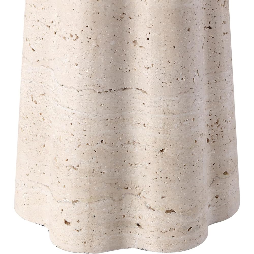 25-inch Travertine/White Table - Home Office Room 评论和价格