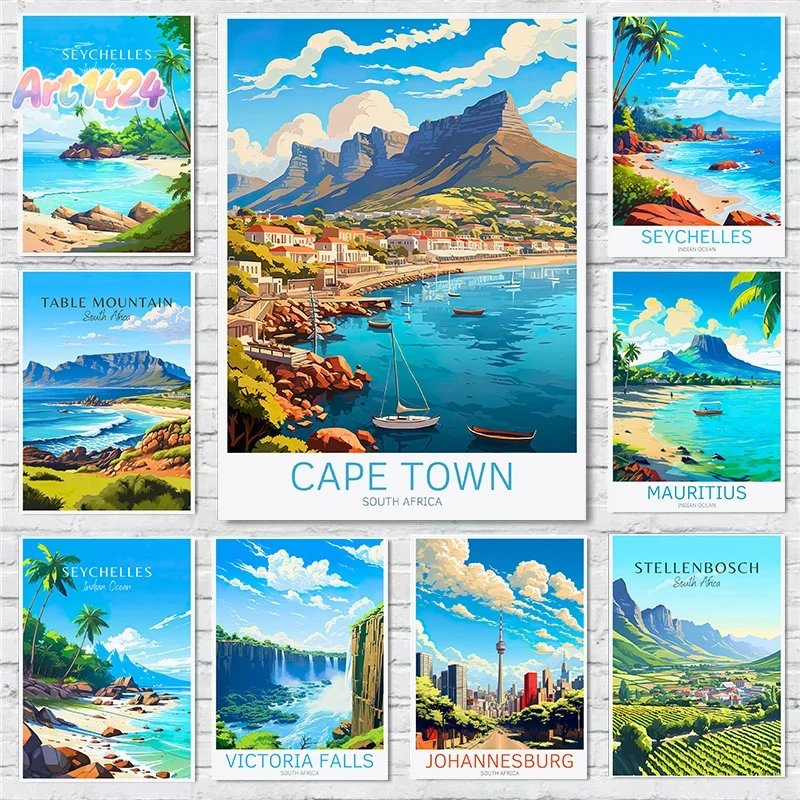 Africa Travel Scenery Poster S - Office Table Home 评论和价格