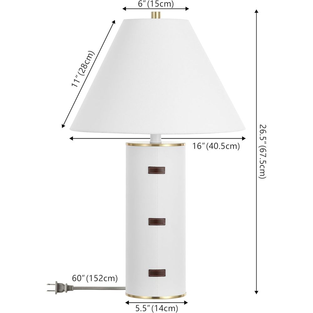27-inch LED Table Lamp - White - Home Office Room 评论和价格