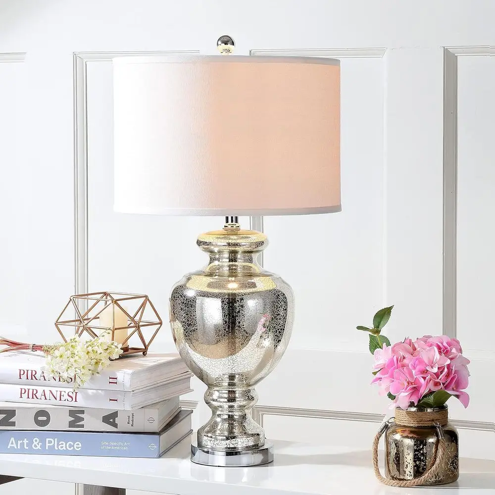 Mercury Silver Crackle Glass 2 - Home Office Room 评论和价格