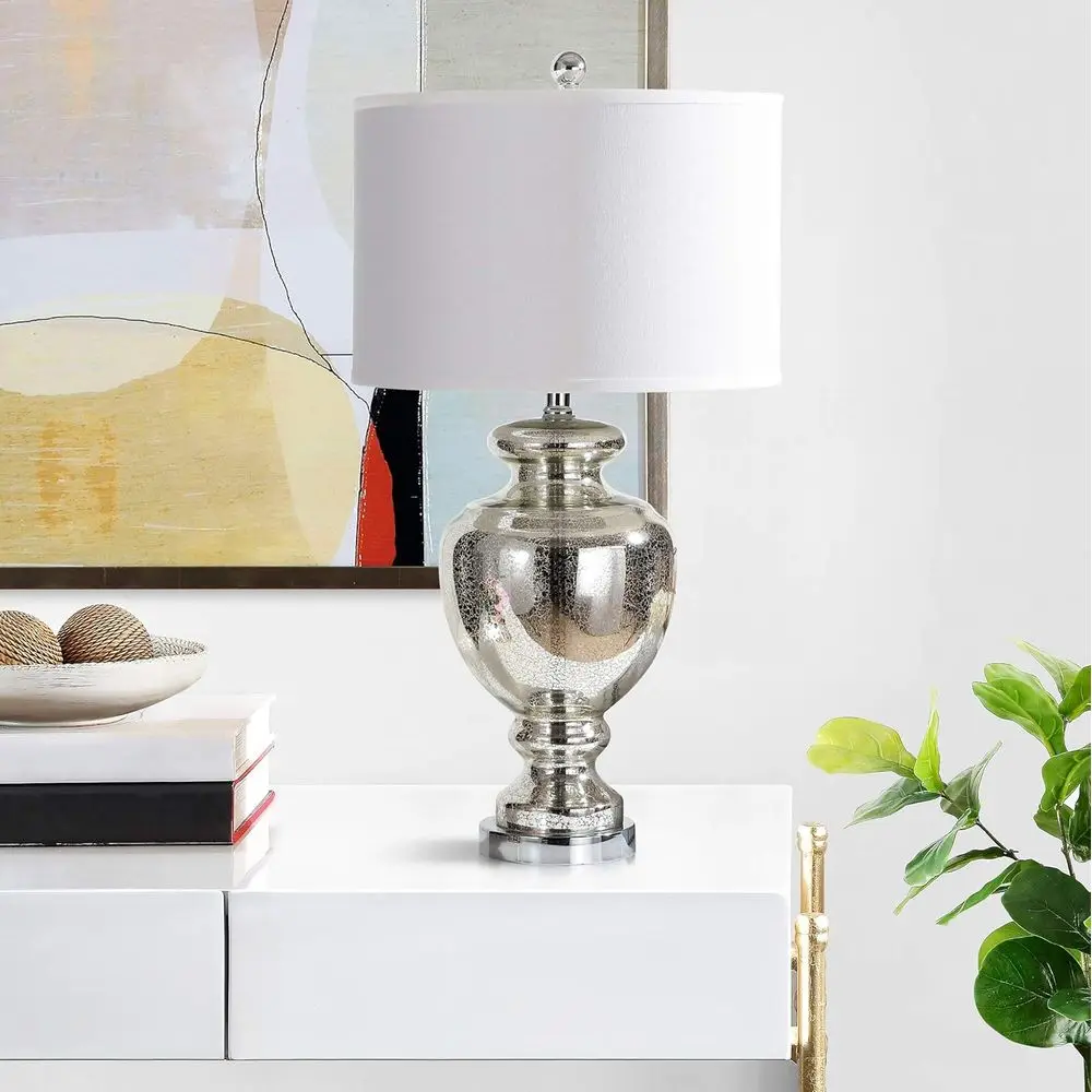 Mercury Silver Crackle Glass 2 - Home Office Room 评论和价格