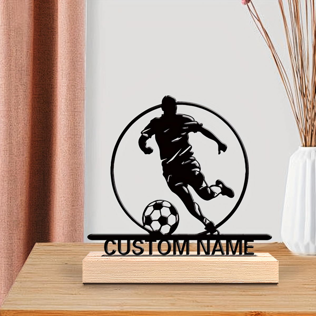 Custom Soccer Player Metal Sta - Office Table Home 评论和价格