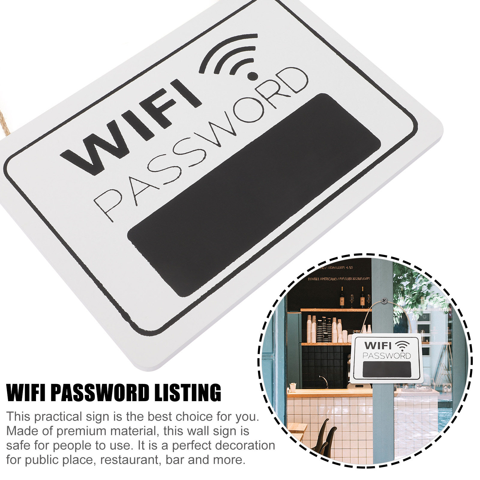 WiFi Password Sign for Home Re - Home Office Updates 评论和价格