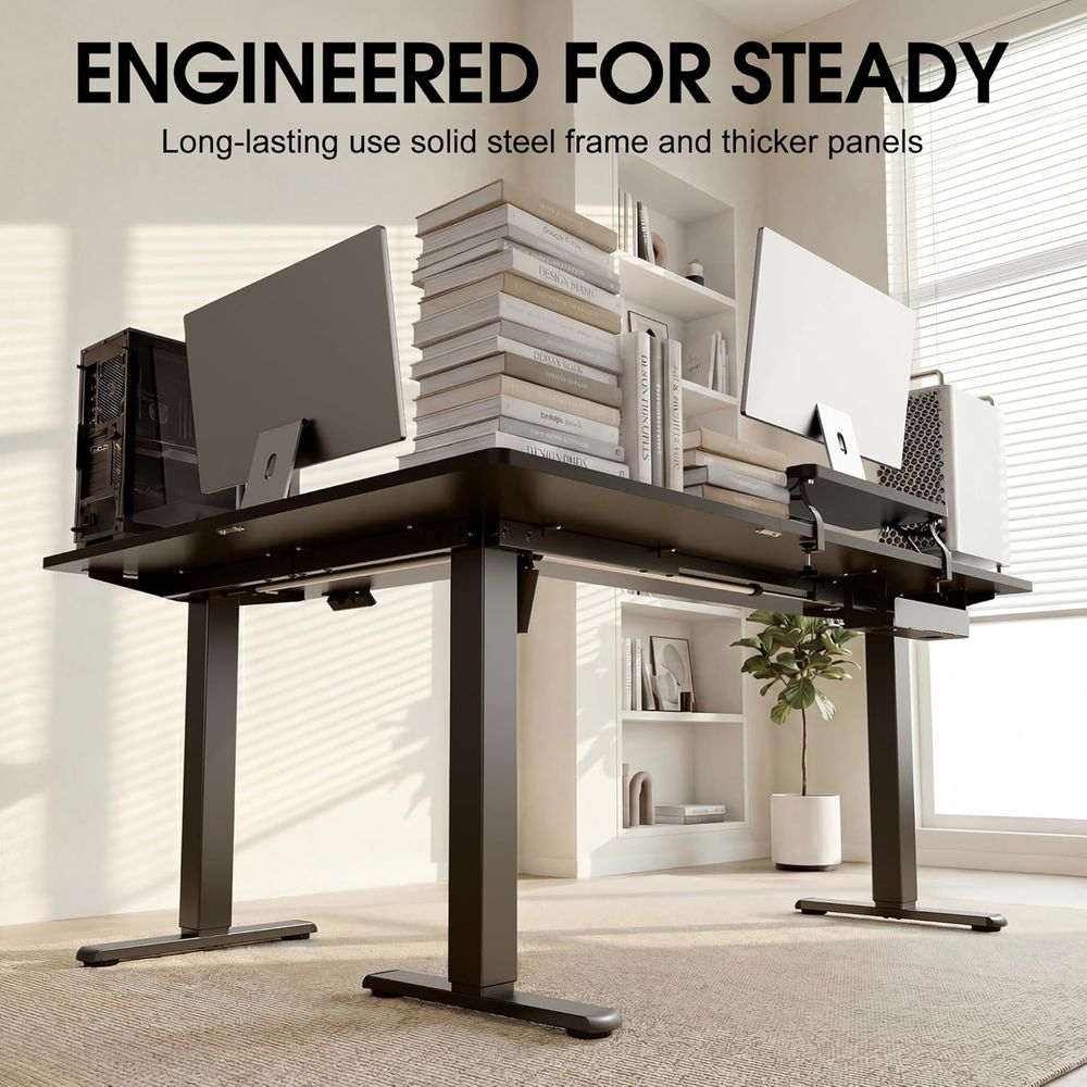 Electric Height-Adjustable L-S - Home Office L Shaped Desk 评论和价格