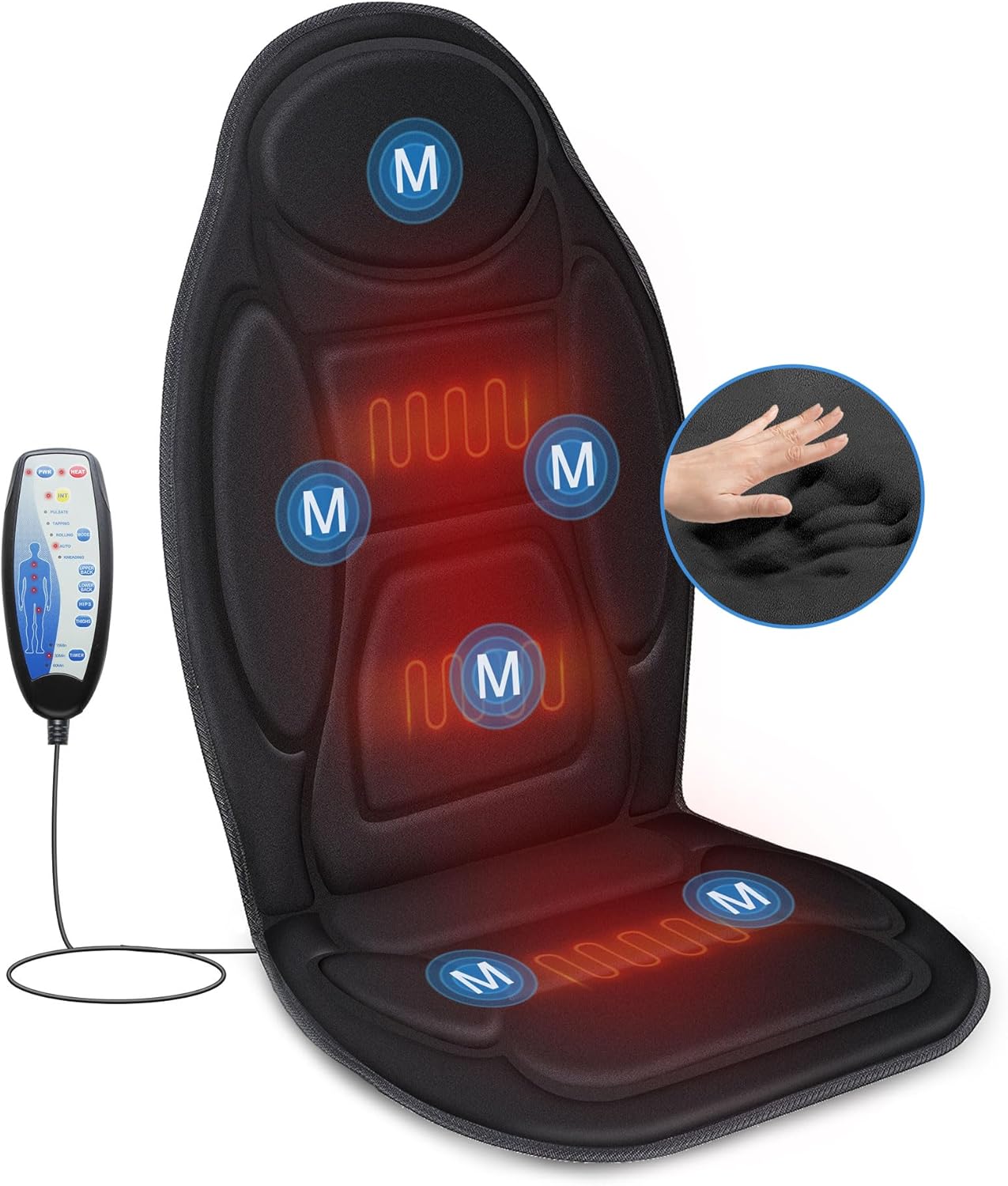Black Rechargeable Massage Pil - Home Office Alternative 评论和价格