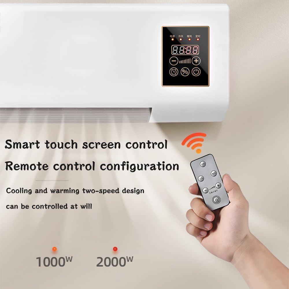 Portable Air Fan, 2000W Wall-M - Home Office Hours 评论和价格