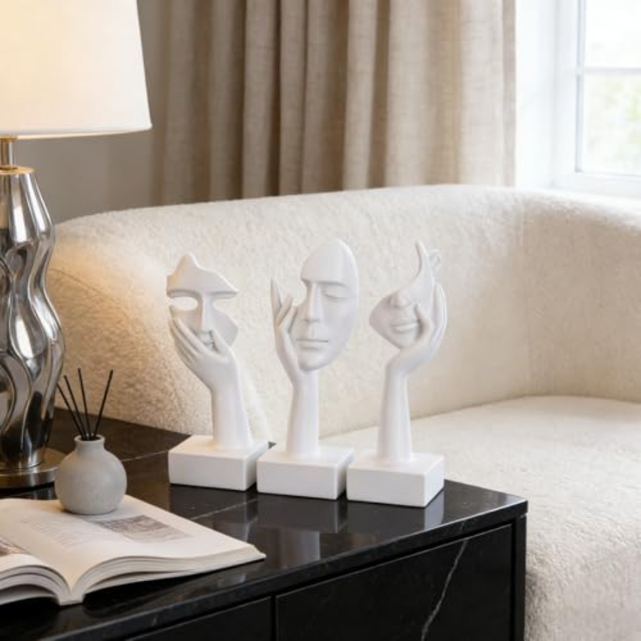 Thinker Large Statue Set - Art - Office Table Home 评论和价格