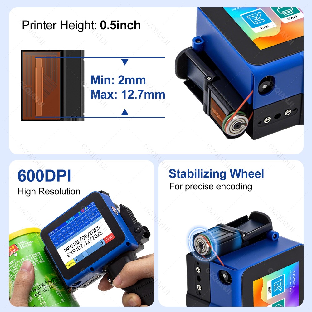12.7mm Label Inkjet Printer Ha - Label Maker Machine 评论和价格