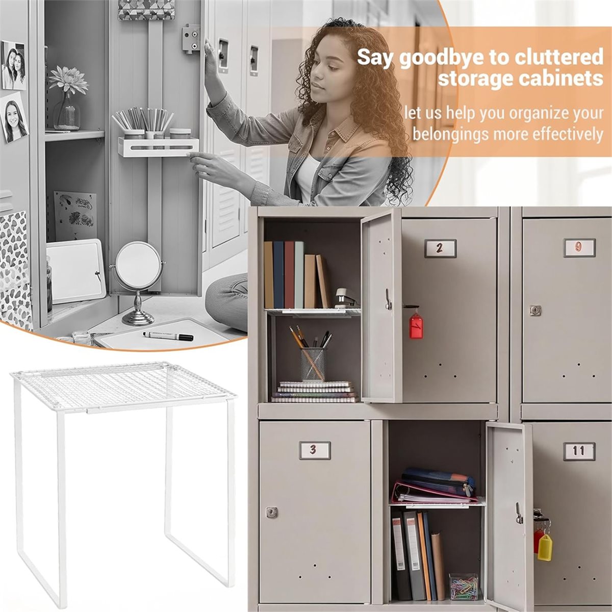 update. Locker Organizer Shelf - Home Office Updates 评论和价格