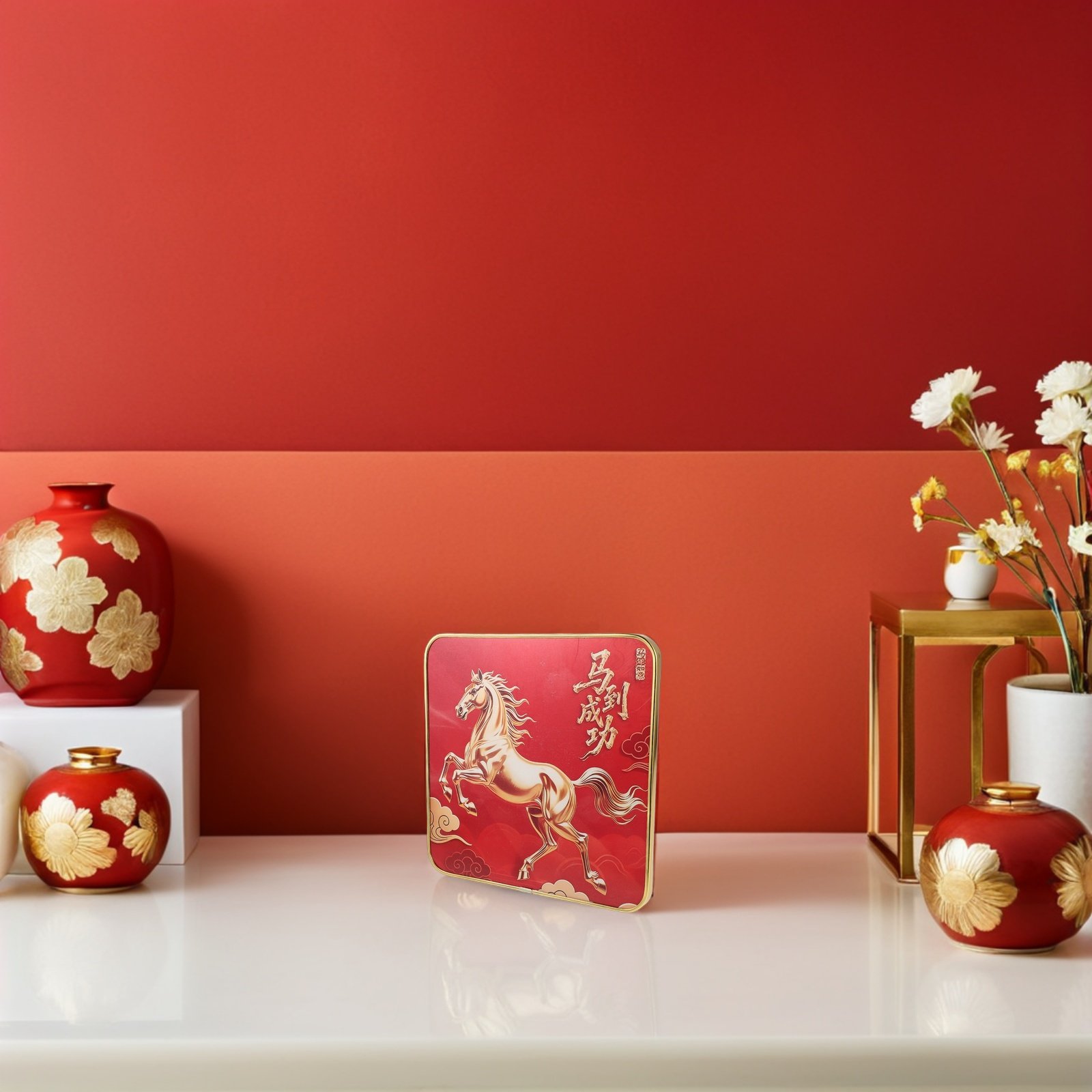 2026 Chinese New Year Horse Ar - Office Table Home 评论和价格