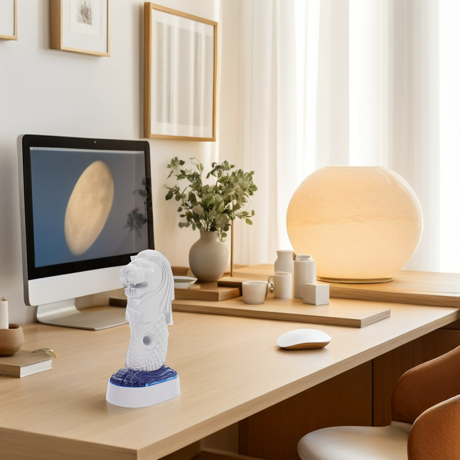 Singapore Merlion Tabletop Scu - Home Office Singapore 评论和价格
