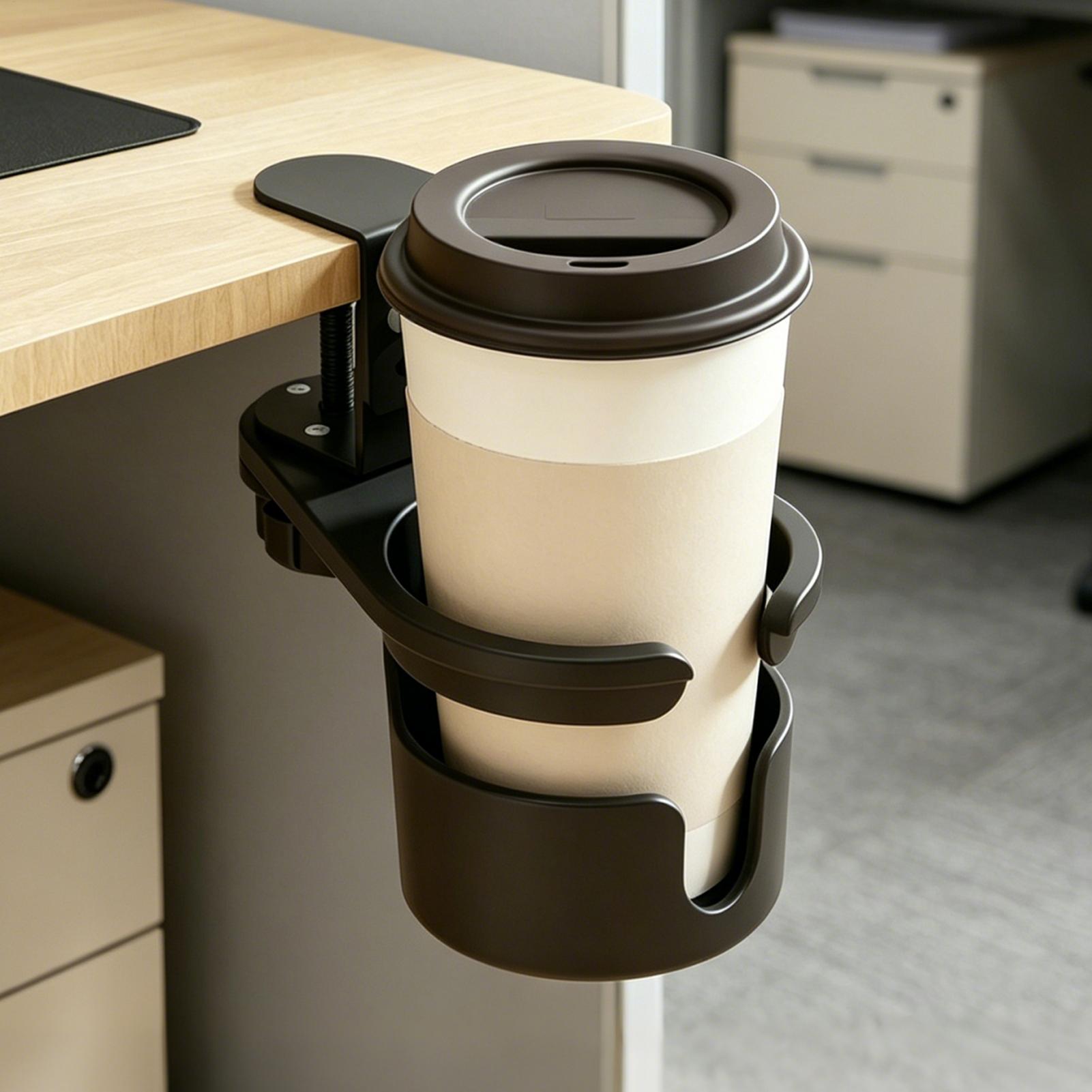 Desk Cup Holder Clamp Adjustab - Office Table Home 评论和价格