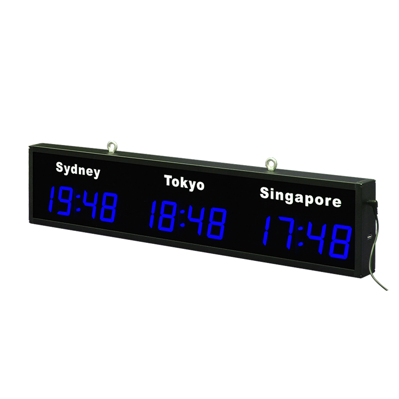 CP034 Digital World Wall Clock - Home Office Updates 评论和价格