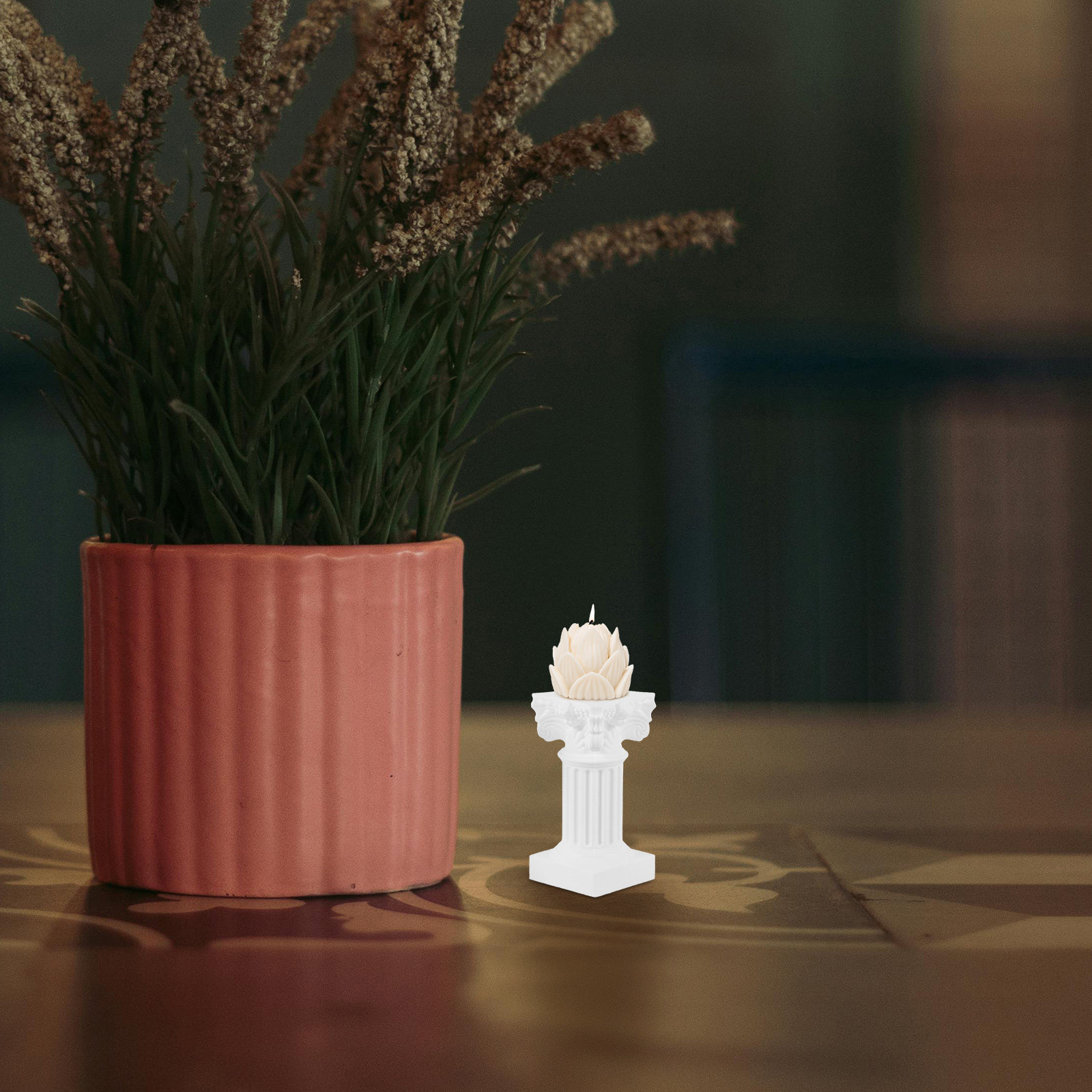 2Pcs Desktop Roman Column Hold - Office Table Home 评论和价格