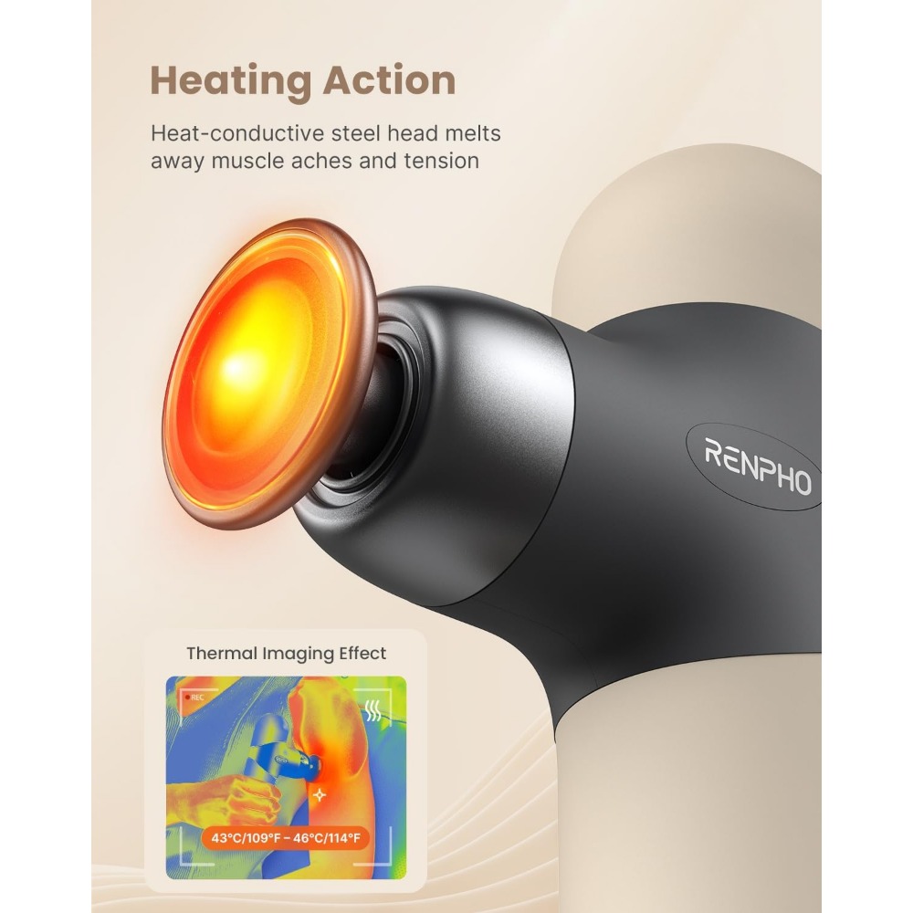 Heat Massage Gun: 4 Speeds, Co - Home Office Alternative 评论和价格