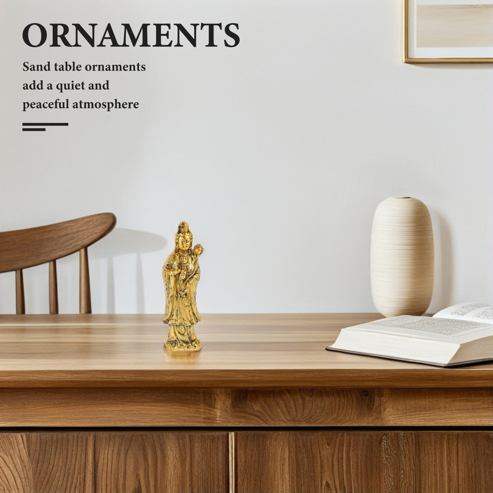 Elegant Vintage Yin Buddha Sta - Office Table Home 评论和价格