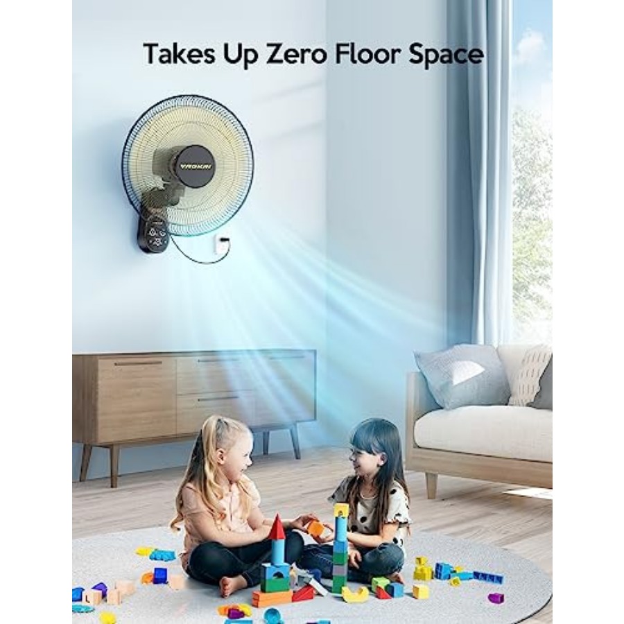 Wall Mount Fan, 16 Inch Wall F - Home Office Hours 评论和价格